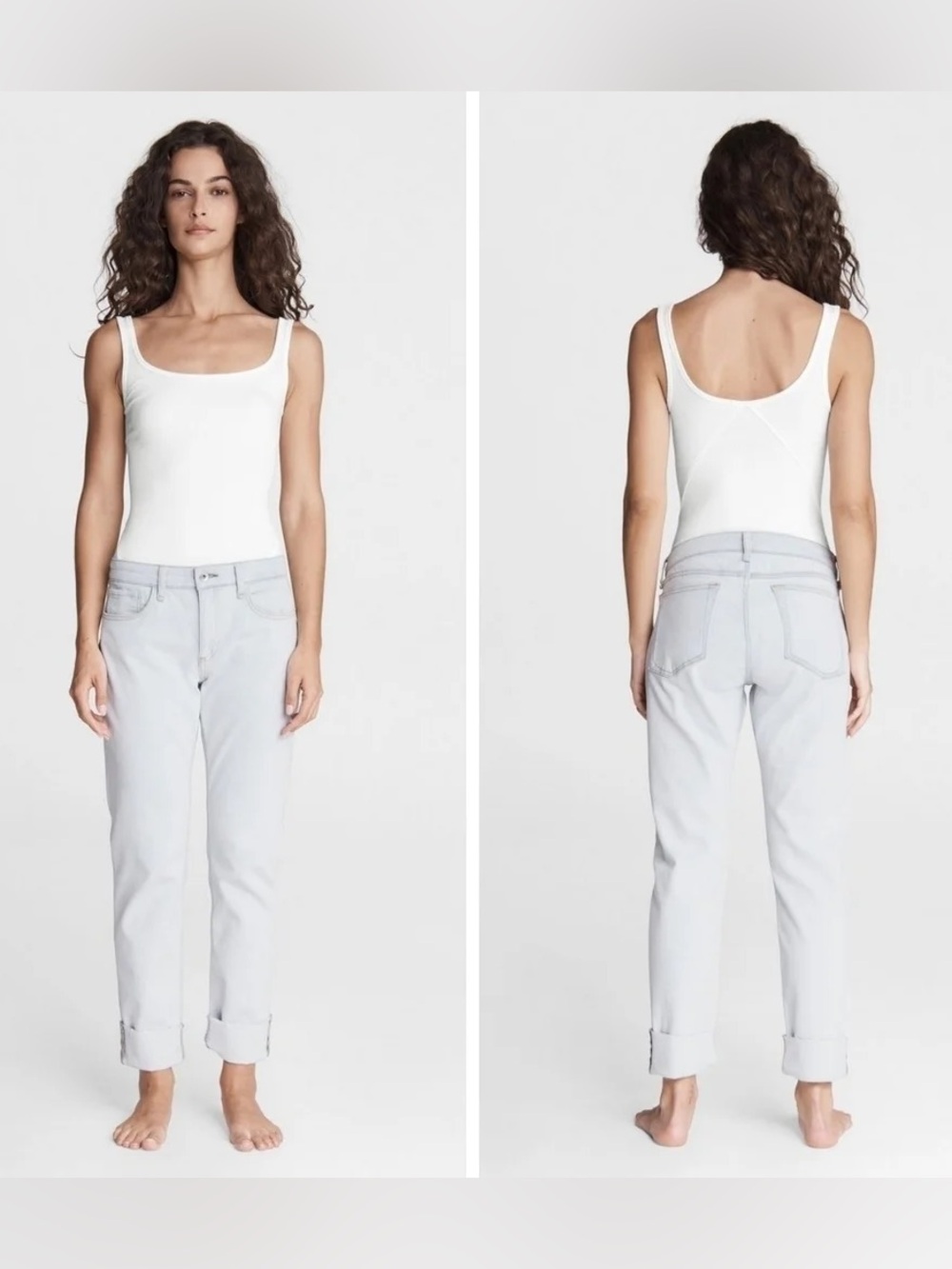 rag & bone Dre Low-Rise Boyfriend- Ditch Plains - Picture 2 of 14